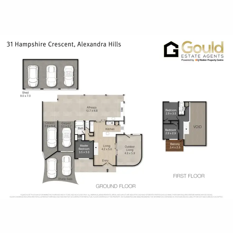 Floorplan of Homely house listing, 31 Hampshire Crescent, Alexandra Hills QLD 4161