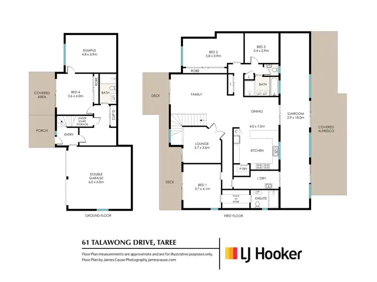 Floorplan of Homely house listing, 61 Talawong Drive, Taree NSW 2430