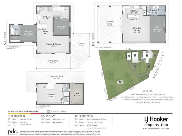 Floorplan of Homely rural property listing, 21 Rouse Street, Worongary QLD 4213