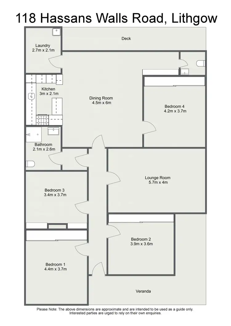 Floorplan of Homely house listing, 118 Hassans Walls Road, Lithgow NSW 2790