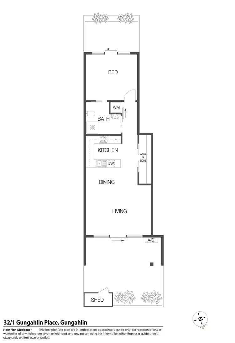Floorplan of Homely apartment listing, 32/1 Gungahlin Place, Gungahlin ACT 2912