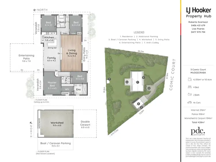 Floorplan of Homely house listing, 3 Comic Court, Mudgeeraba QLD 4213