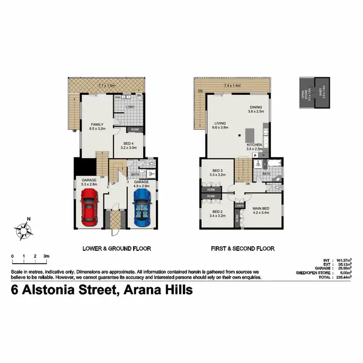 Floorplan of Homely house listing, 6 Alstonia Street, Arana Hills QLD 4054