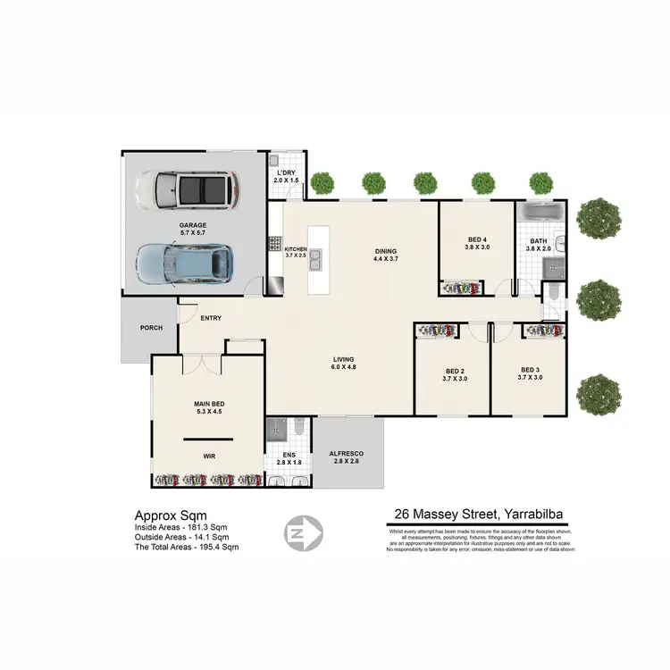 Floorplan of Homely house listing, 26 Massey Street, Yarrabilba QLD 4207