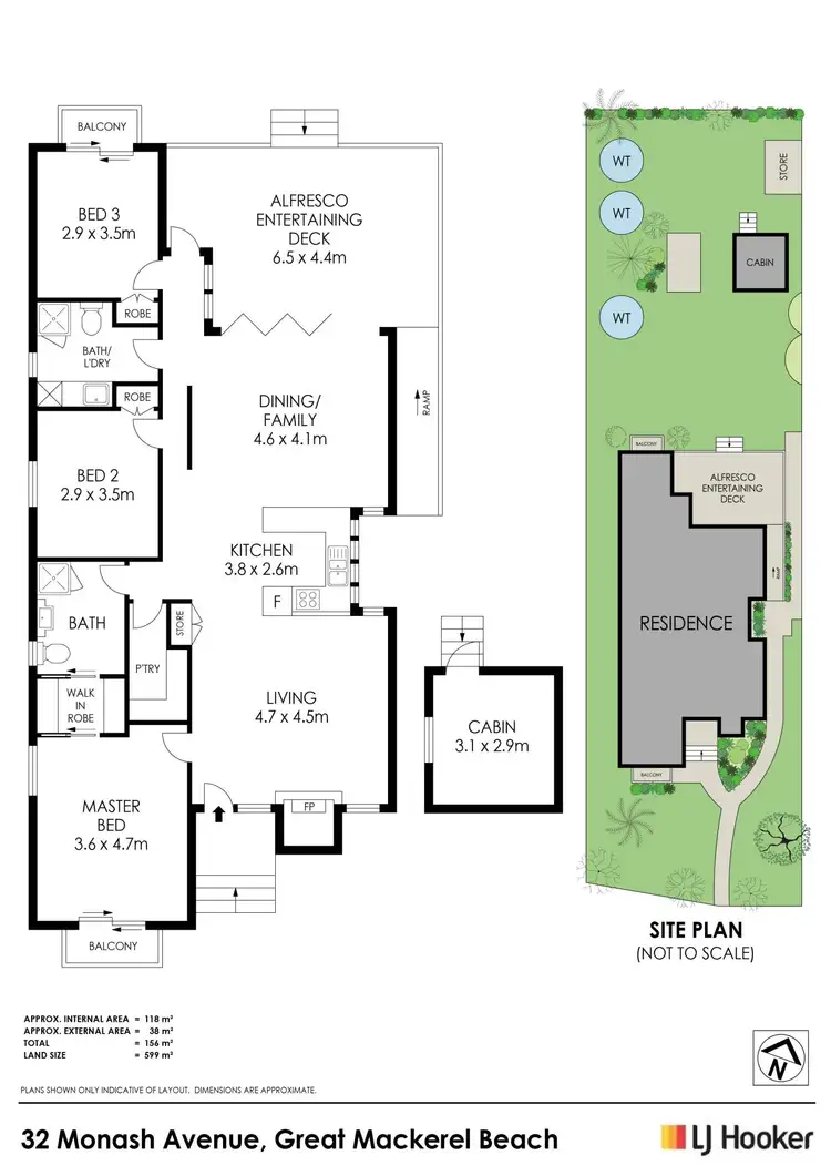 Floorplan of Homely house listing, 32 Monash Avenue, Great Mackerel Beach NSW 2108