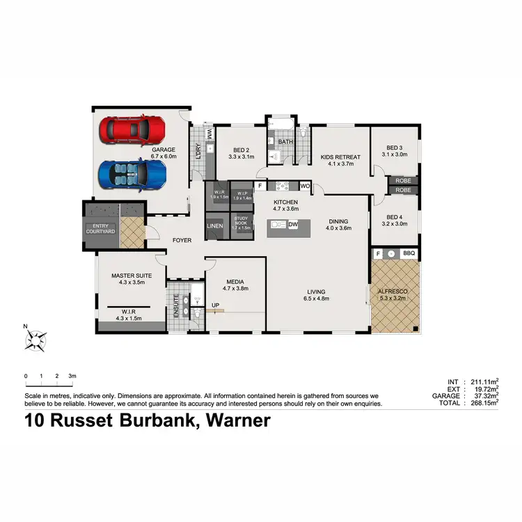 Floorplan of Homely house listing, 10 Russet Burbank Parade, Warner QLD 4500