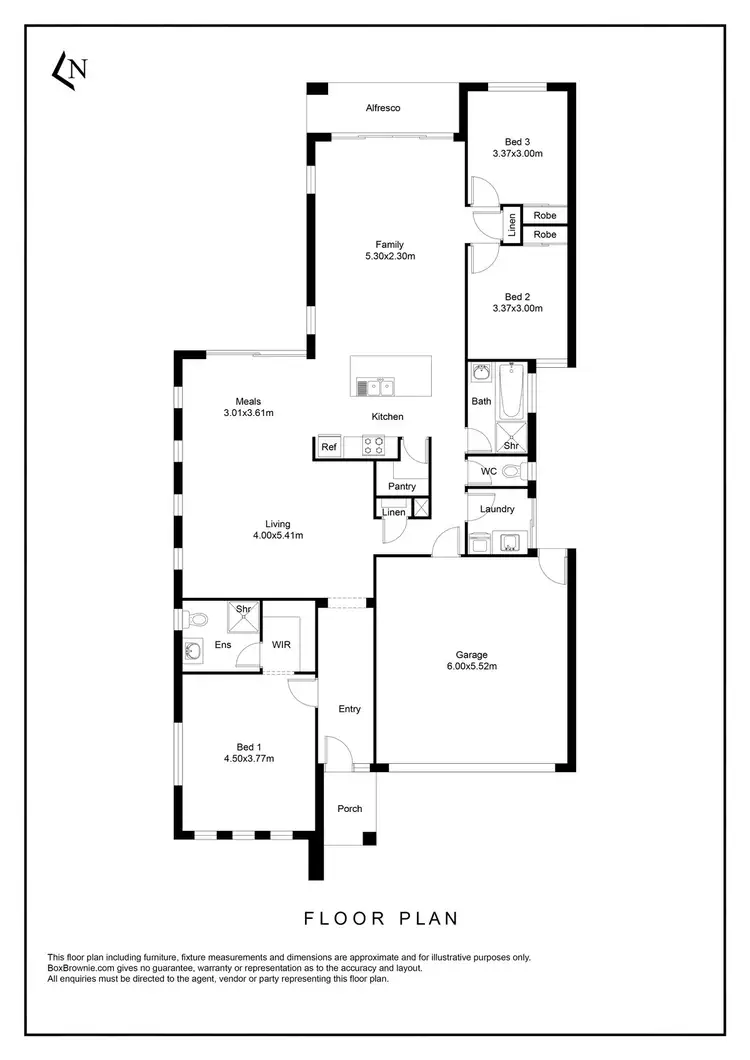 Floorplan of Homely house listing, 4 Fertile Street, Epping VIC 3076