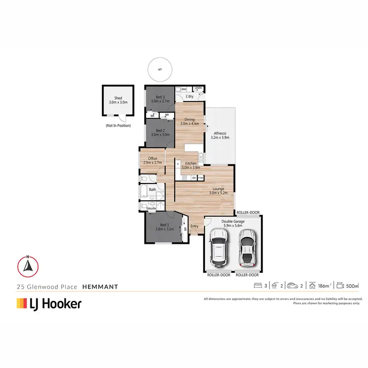 Floorplan of Homely house listing, 25 Glenwood Place, Hemmant QLD 4174