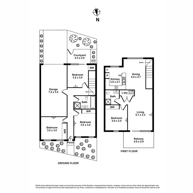 Floorplan of Homely townhouse listing, 3 Hiddleston Court, Cranbourne West VIC 3977