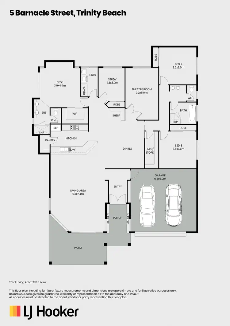 Floorplan of Homely house listing, 5 Barnacle Street, Trinity Beach QLD 4879