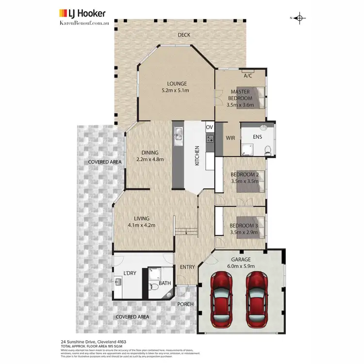 Floorplan of Homely house listing, 24 Sunshine Drive, Cleveland QLD 4163