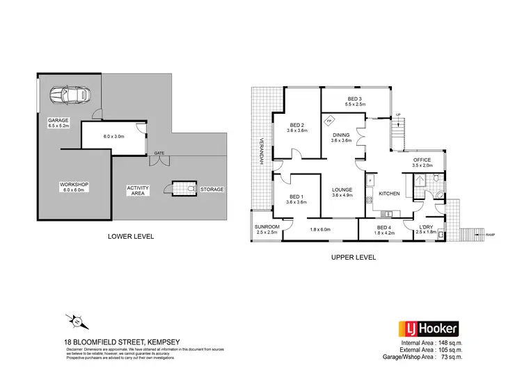 Floorplan of Homely house listing, 18 Bloomfield Street, South Kempsey NSW 2440
