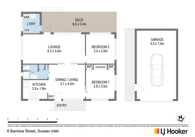 Floorplan of Homely house listing, 8 Banksia Street, Sussex Inlet NSW 2540