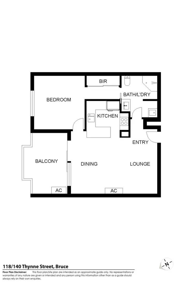 Floorplan of Homely apartment listing, 118/140 Thynne Street, Bruce ACT 2617