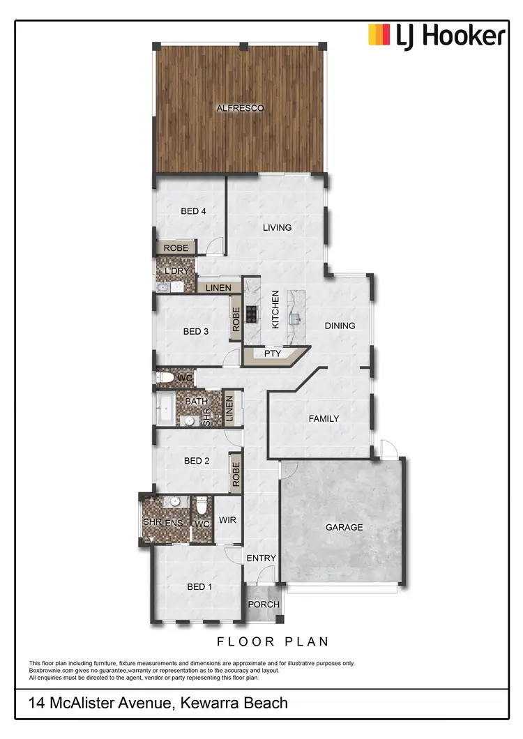 Floorplan of Homely house listing, 14 McAlister Avenue, Kewarra Beach QLD 4879