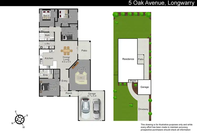 Floorplan of Homely house listing, 5 Oak Avenue, Longwarry VIC 3816
