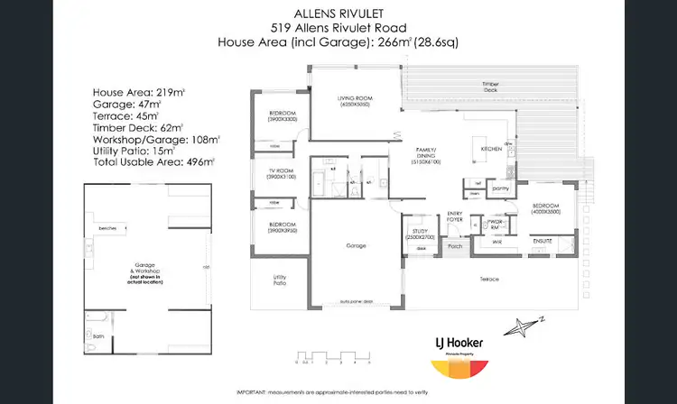 Floorplan of Homely house listing, 519 Allens Rivulet Road, Allens Rivulet TAS 7150