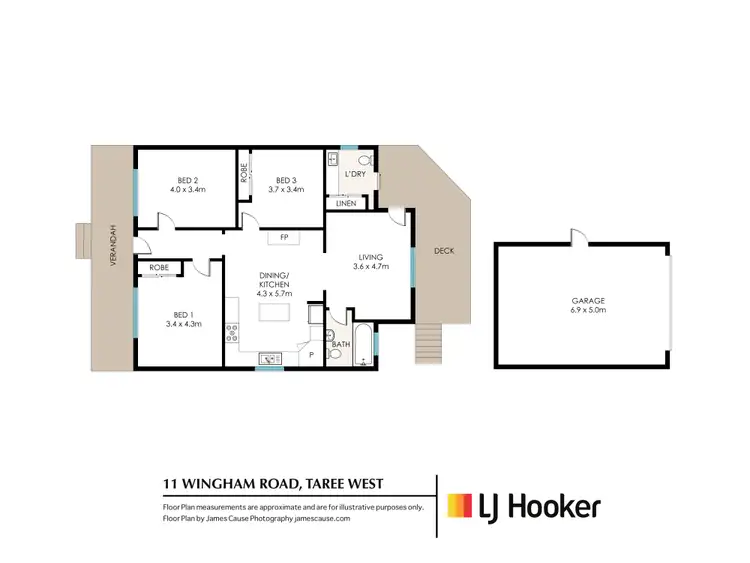 Floorplan of Homely house listing, 11 Wingham Road, Taree NSW 2430