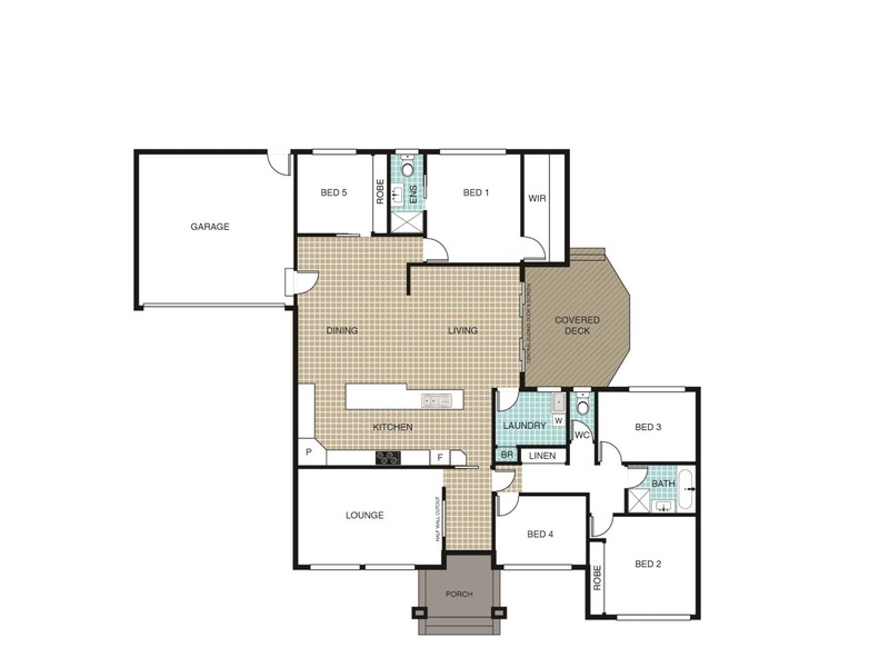 Floorplan of Homely house listing, 17 Powers Place, Latham ACT 2615