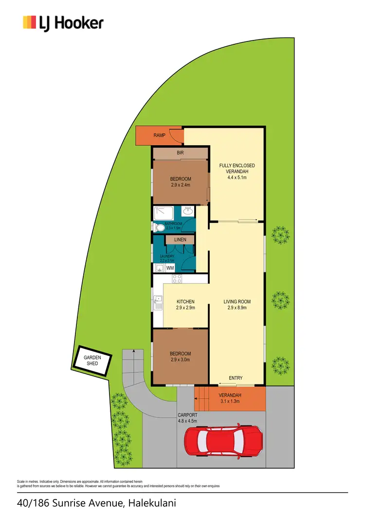 Floorplan of Homely retirement listing, 40/186 Sunrise Avenue, Halekulani NSW 2262