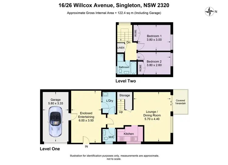 Floorplan of Homely townhouse listing, 16/26 Willcox Avenue, Singleton NSW 2330
