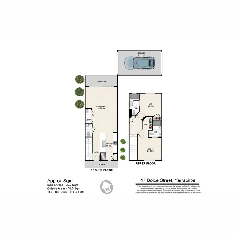 Floorplan of Homely house listing, 17 Boice Street, Yarrabilba QLD 4207