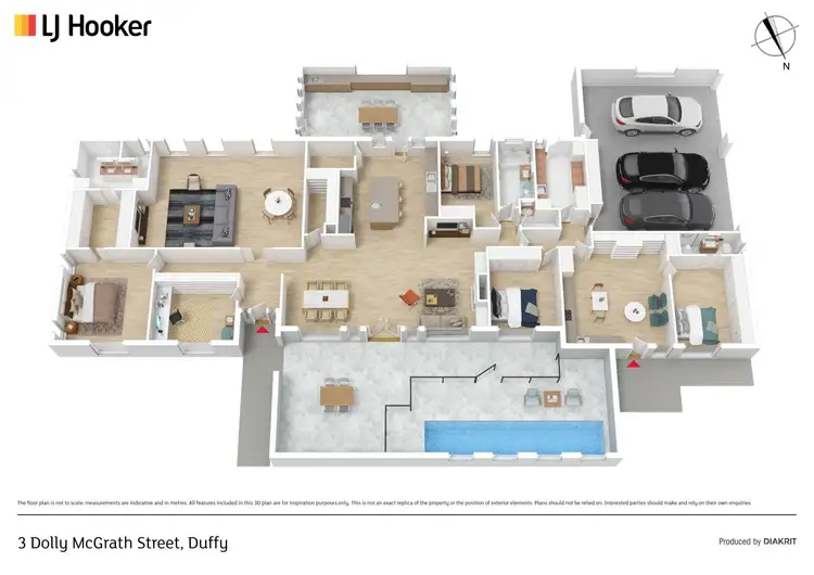 Floorplan of Homely house listing, 3 Dolly Mcgrath Street, Duffy ACT 2611