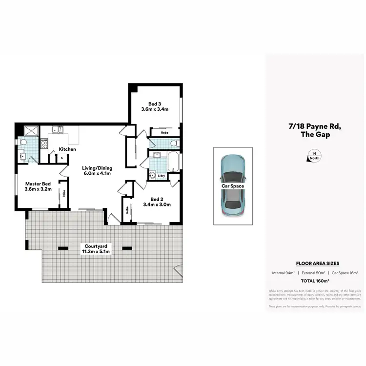 Floorplan of Homely apartment listing, 7/18-24 Payne Road, The Gap QLD 4061