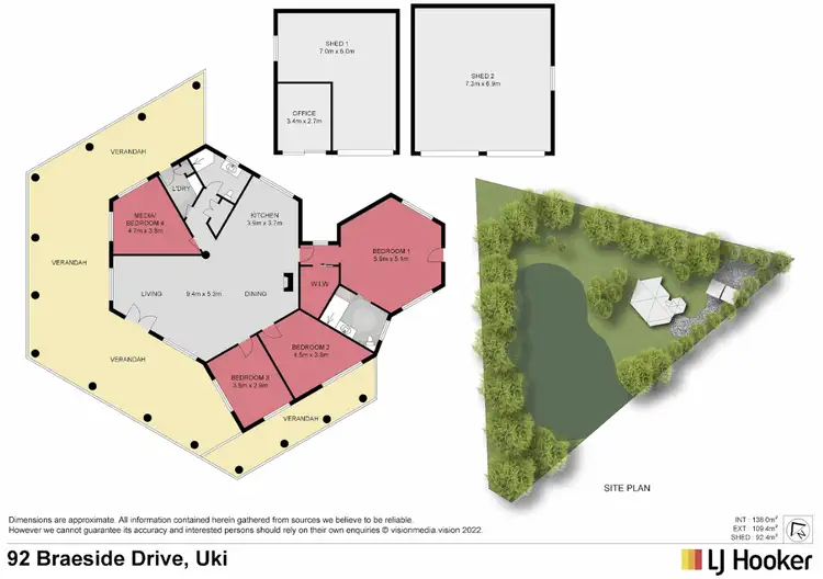 Floorplan of Homely house listing, 92 Braeside Drive, Uki NSW 2484
