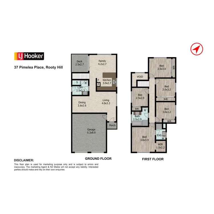 Floorplan of Homely house listing, 37 Pimelea Place, Rooty Hill NSW 2766