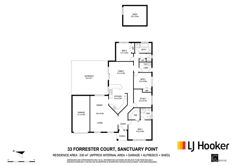 Floorplan of Homely house listing, 33 Forrester Court, Sanctuary Point NSW 2540
