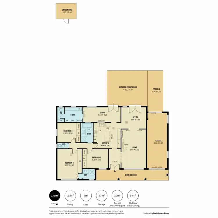 Floorplan of Homely house listing, 45 Riverside Drive, Redwood Park SA 5097