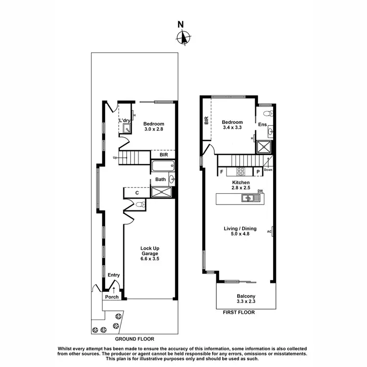 Floorplan of Homely townhouse listing, 41/64 Escapade Boulevard, Craigieburn VIC 3064