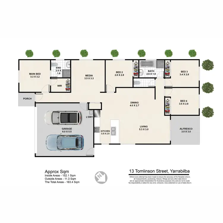 Floorplan of Homely house listing, 13 Tomlinson Street, Yarrabilba QLD 4207