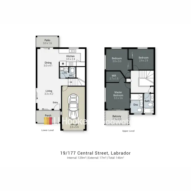 Floorplan of Homely townhouse listing, 19/177-181 Central Street, Labrador QLD 4215