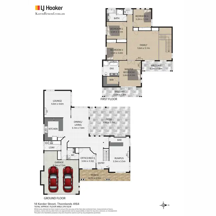 Floorplan of Homely house listing, 14 Kerder Street, Thornlands QLD 4164