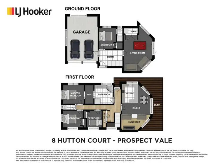 Floorplan of Homely house listing, 8 Hutton Court, Prospect Vale TAS 7250