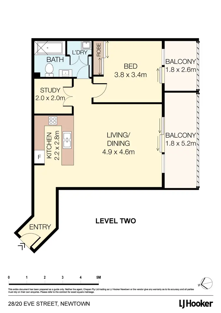 Floorplan of Homely apartment listing, 28/20 Eve Street, Erskineville NSW 2043