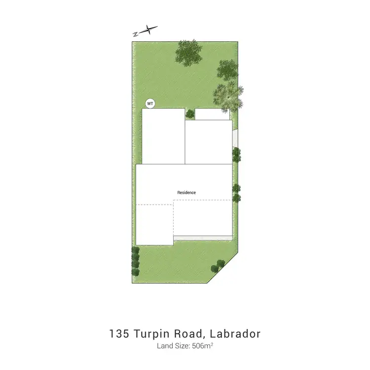 Floorplan of Homely house listing, 135 Turpin Road, Labrador QLD 4215