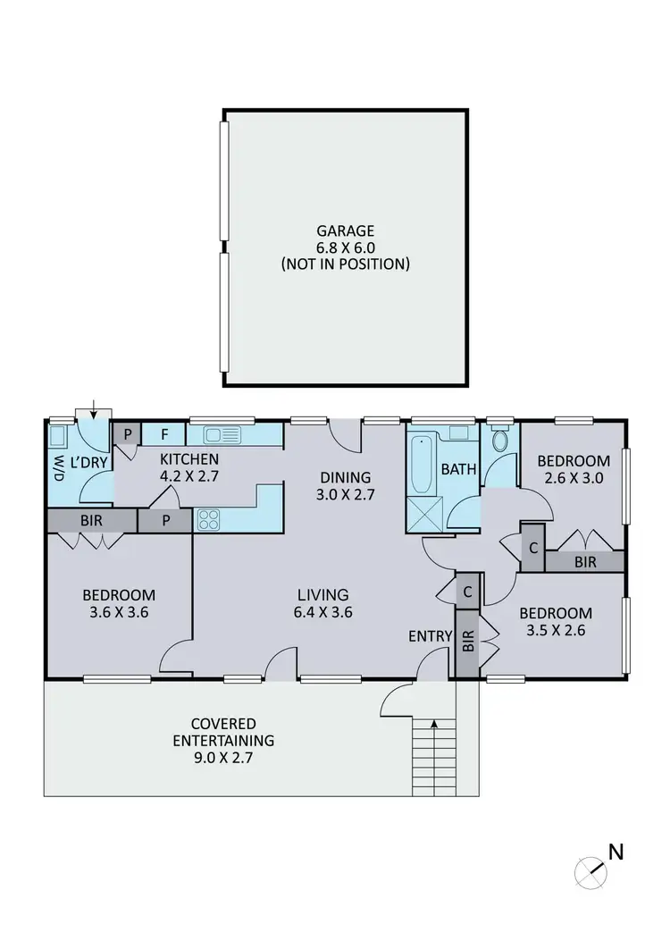 Floorplan of Homely house listing, 25 Claremont Avenue, The Basin VIC 3154