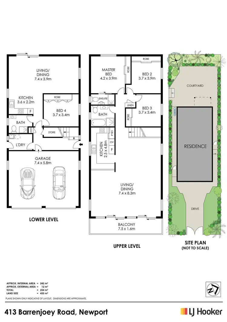 Floorplan of Homely house listing, 413 Barrenjoey Road, Newport NSW 2106