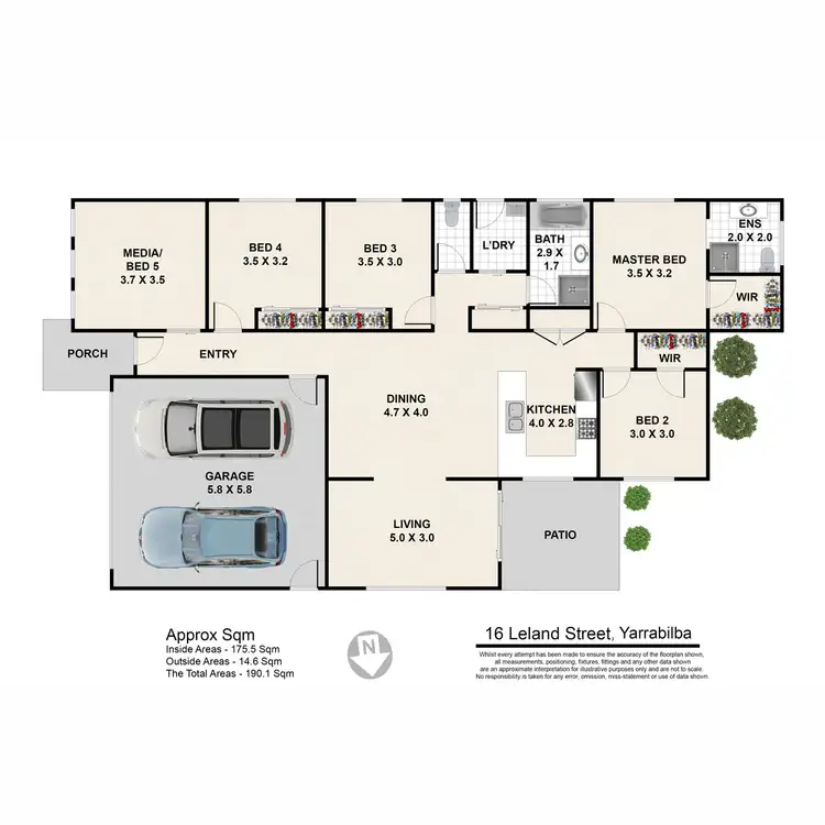 Floorplan of Homely house listing, 16 Leland Street, Yarrabilba QLD 4207