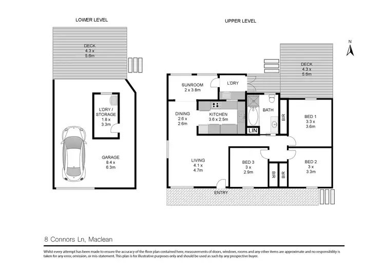Floorplan of Homely house listing, 8 Connors Lane, Maclean NSW 2463
