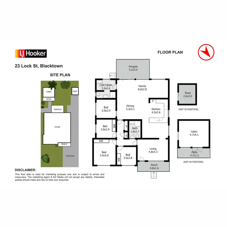 Floorplan of Homely house listing, 23 Lock Street, Blacktown NSW 2148