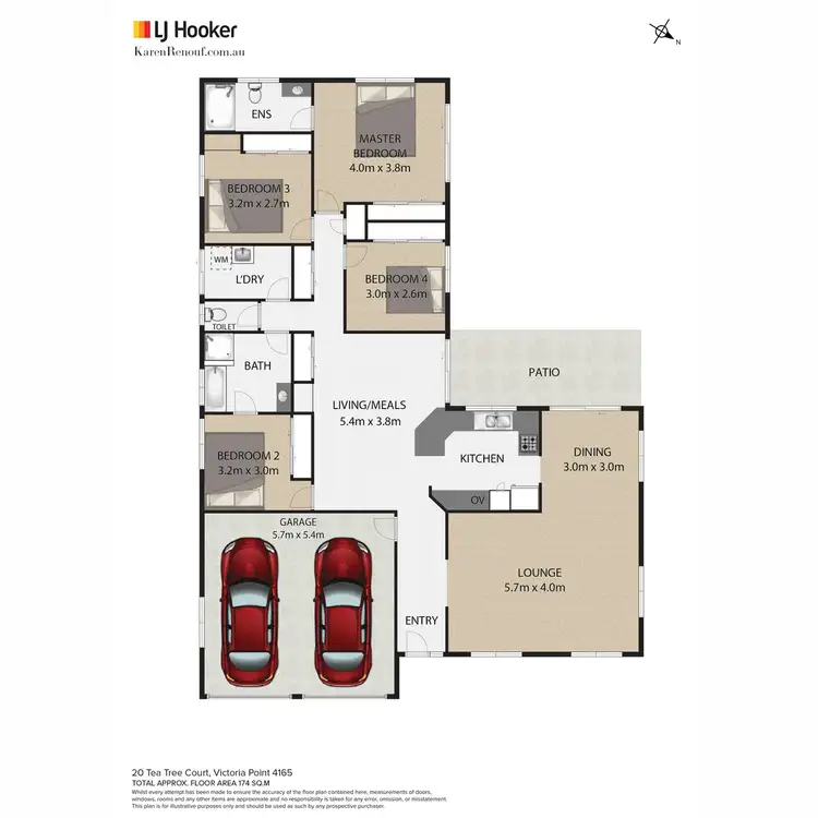 Floorplan of Homely house listing, 20 Tea Tree Court, Victoria Point QLD 4165