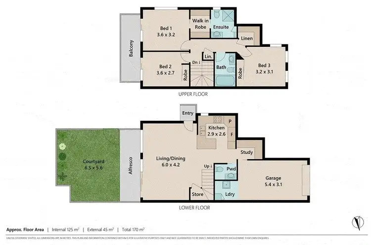 Floorplan of Homely townhouse listing, 2/23 Eversley Terrace, Yeronga QLD 4104