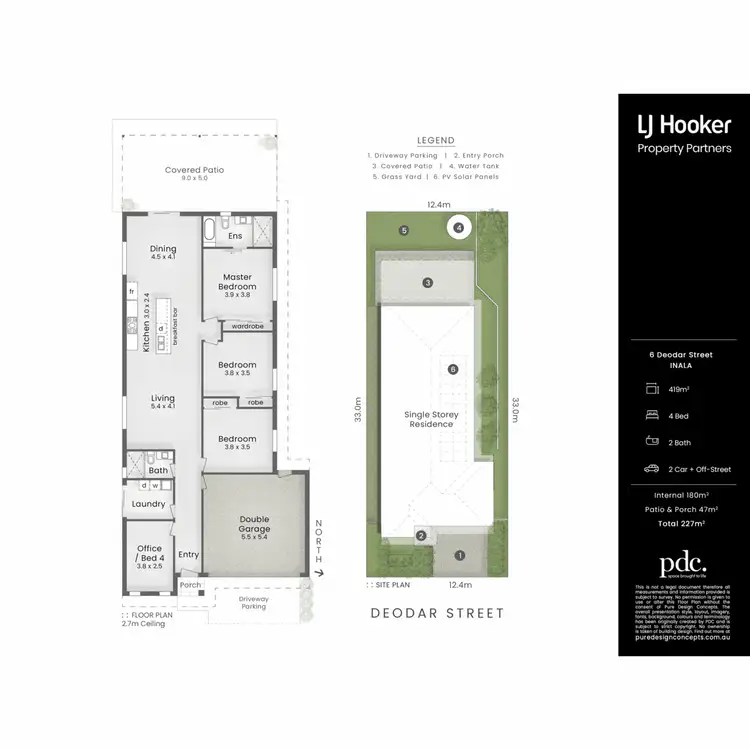 Floorplan of Homely house listing, 6 Deodar Street, Inala QLD 4077