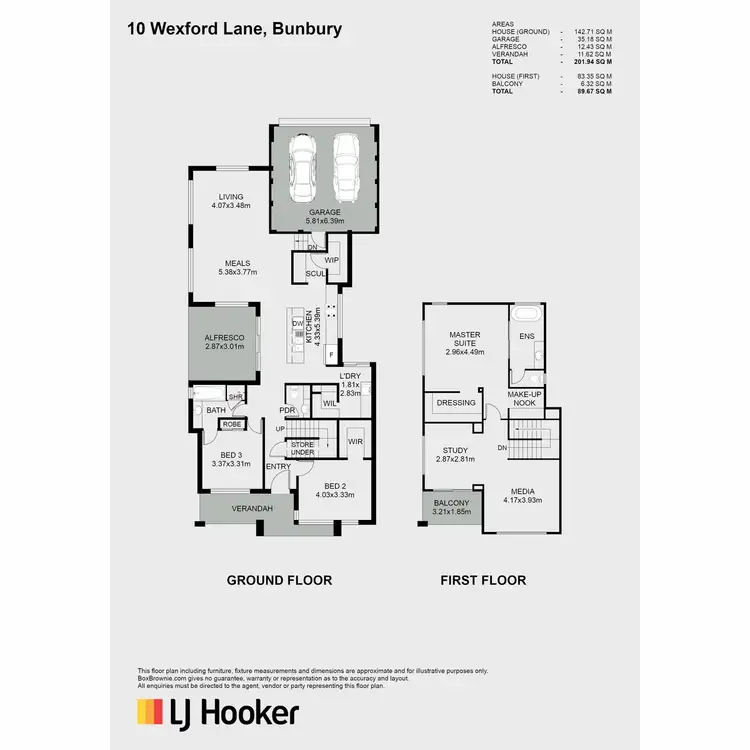 Floorplan of Homely house listing, 10 Wexford Lane, Bunbury WA 6230