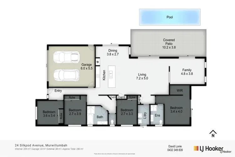 Floorplan of Homely house listing, 24 Silkpod Avenue, Murwillumbah NSW 2484