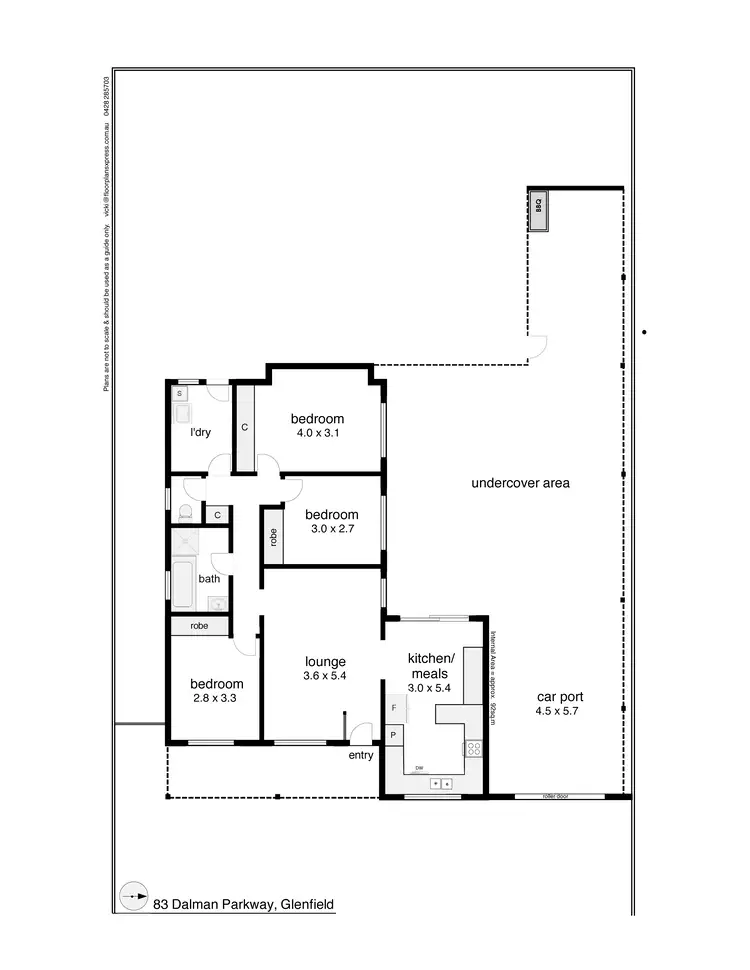 Floorplan of Homely house listing, 83 Dalman Parkway, Glenfield Park NSW 2650